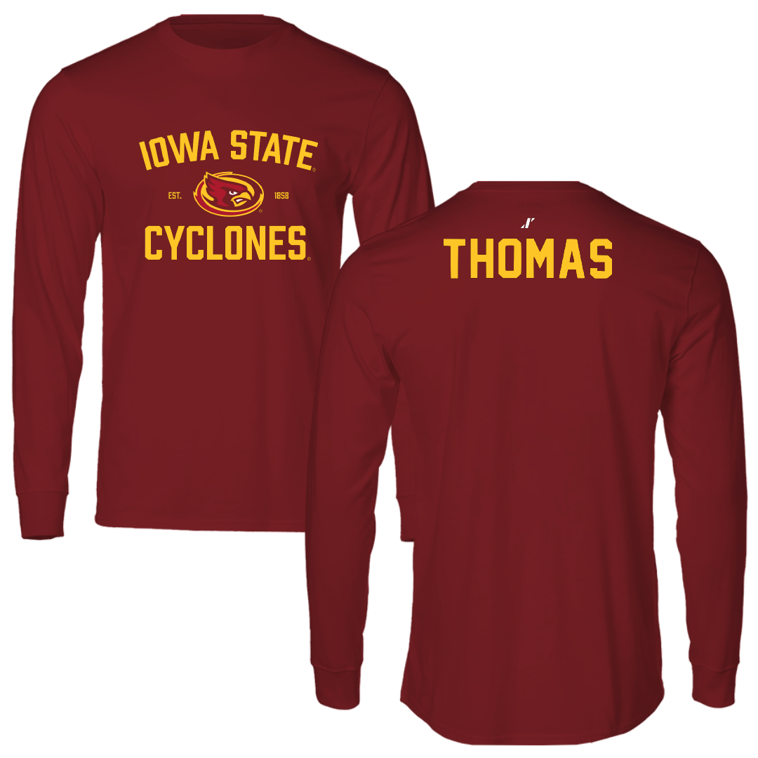 Iowa State University Gymnastics Cardinal General Long Sleeve - Lauren Thomas