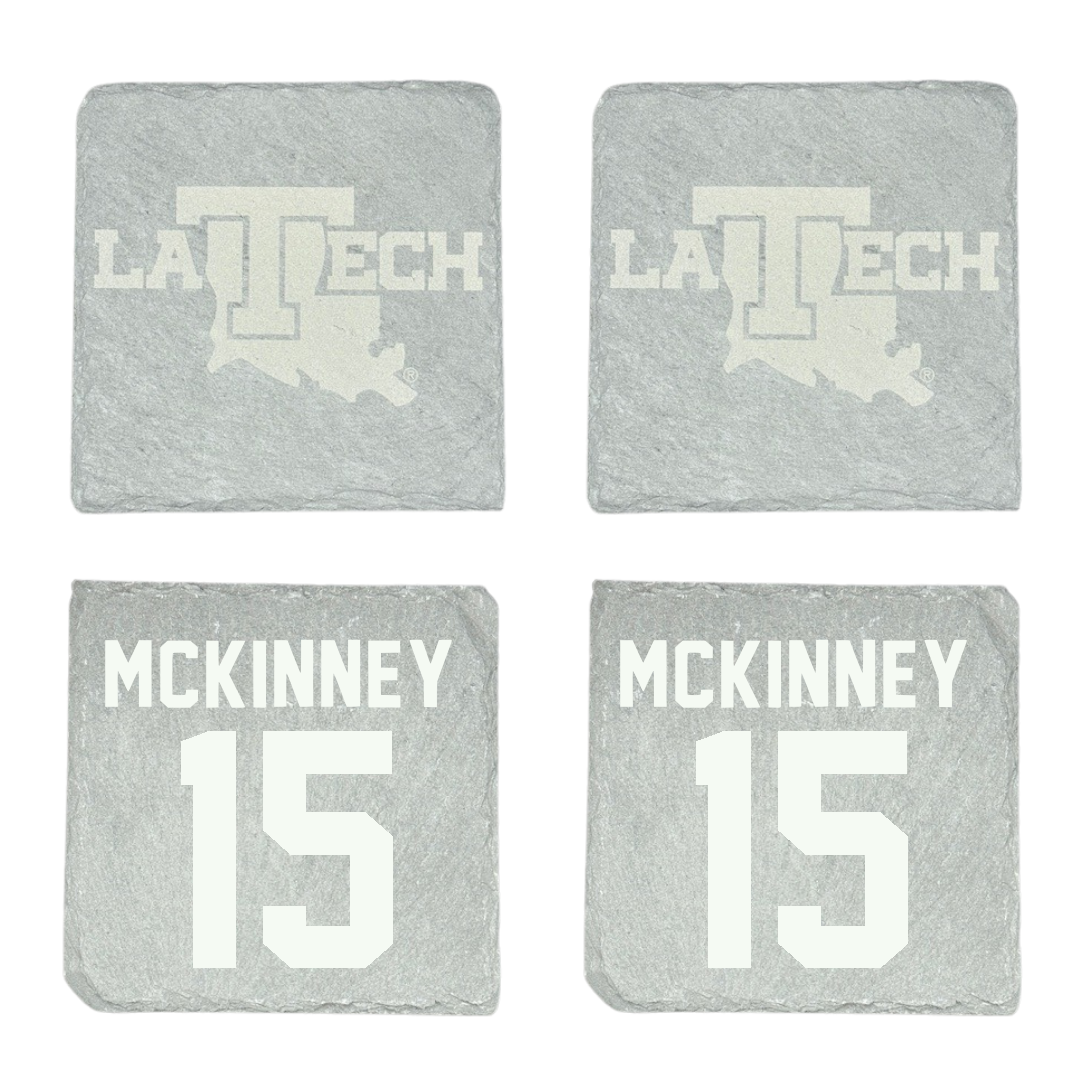 Louisiana Tech University Soccer Stone Coaster (4 Pack)  - #15 Callie McKinney