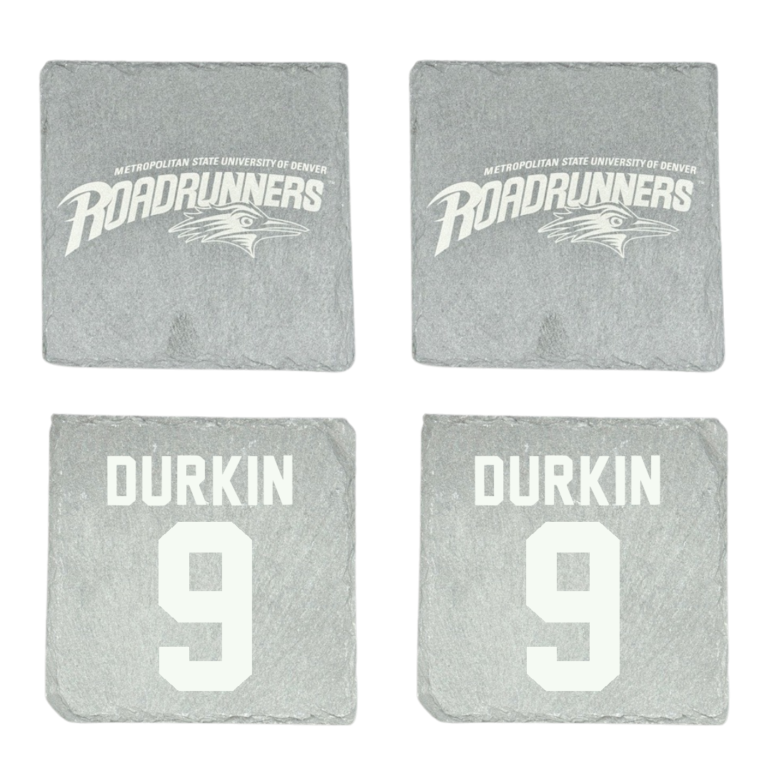 Metropolitan State University of Denver Soccer Stone Coaster (4 Pack)  - #9 Isa Durkin