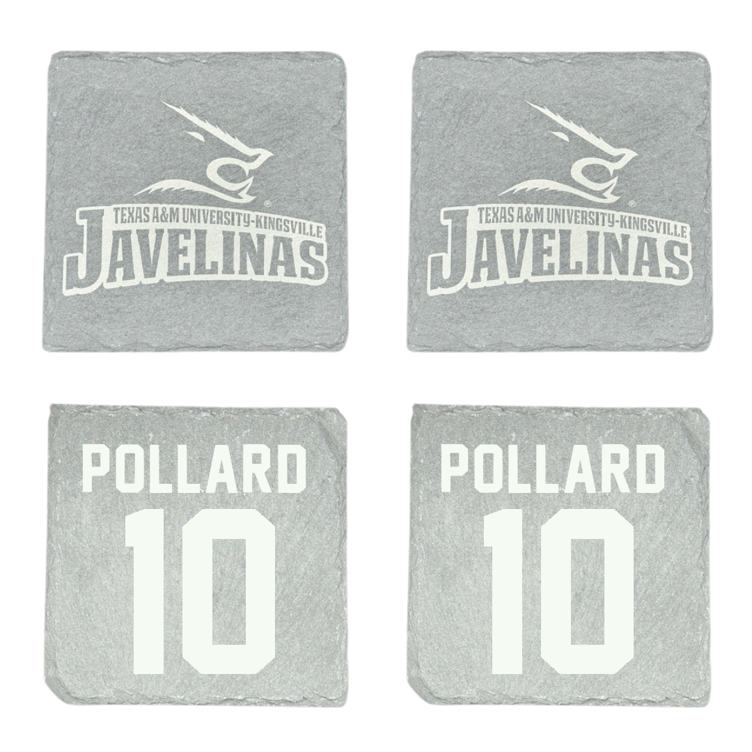 Texas A&M University-Kingsville Volleyball Stone Coaster (4 Pack)  - #10 Rylan Pollard