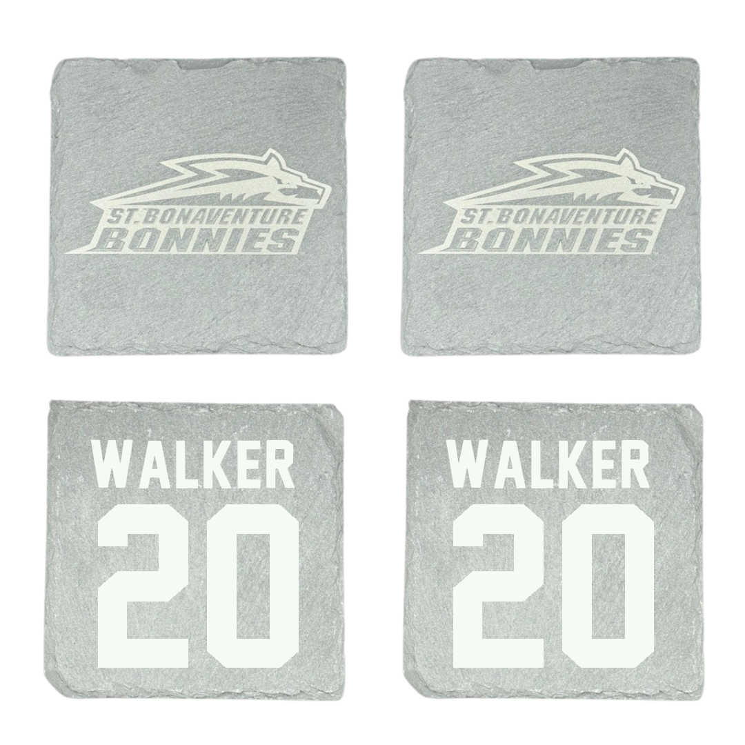 St. Bonaventure University Soccer Stone Coaster (4 Pack)  - #20 Hannah Walker