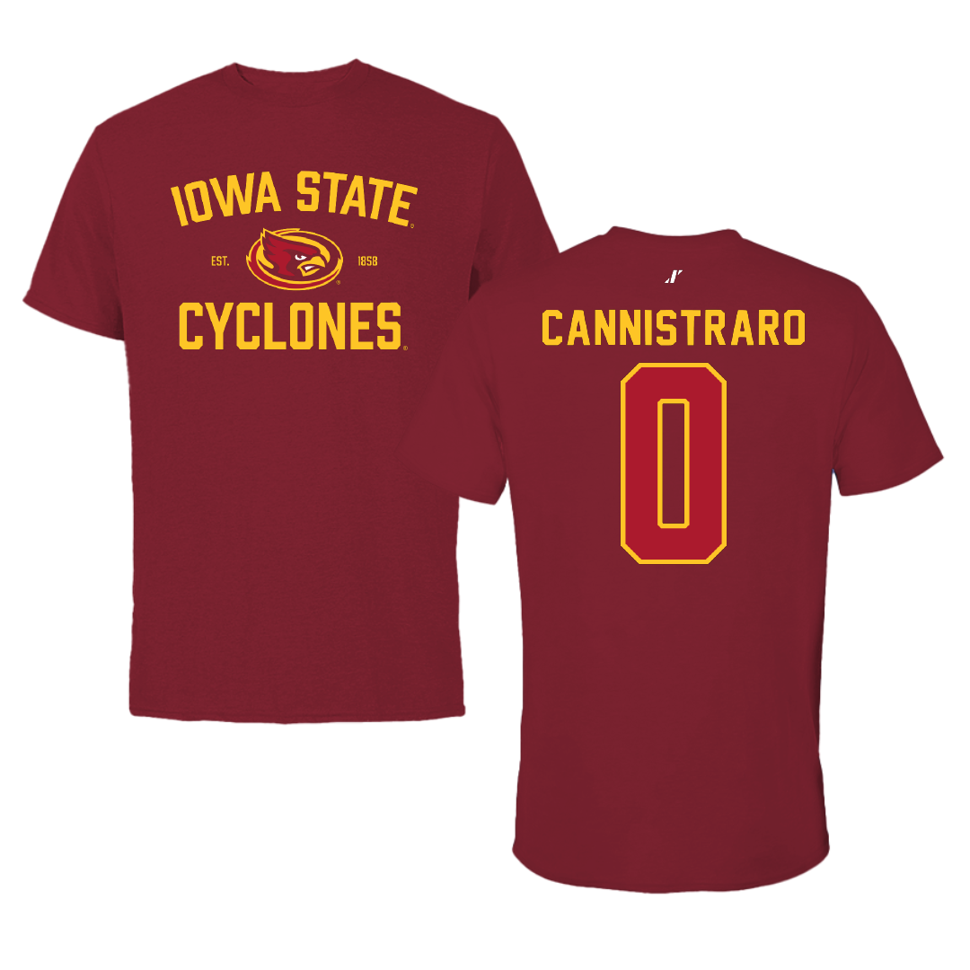 Iowa State University Soccer Cardinal General Tee - #0 Kasey Cannistraro