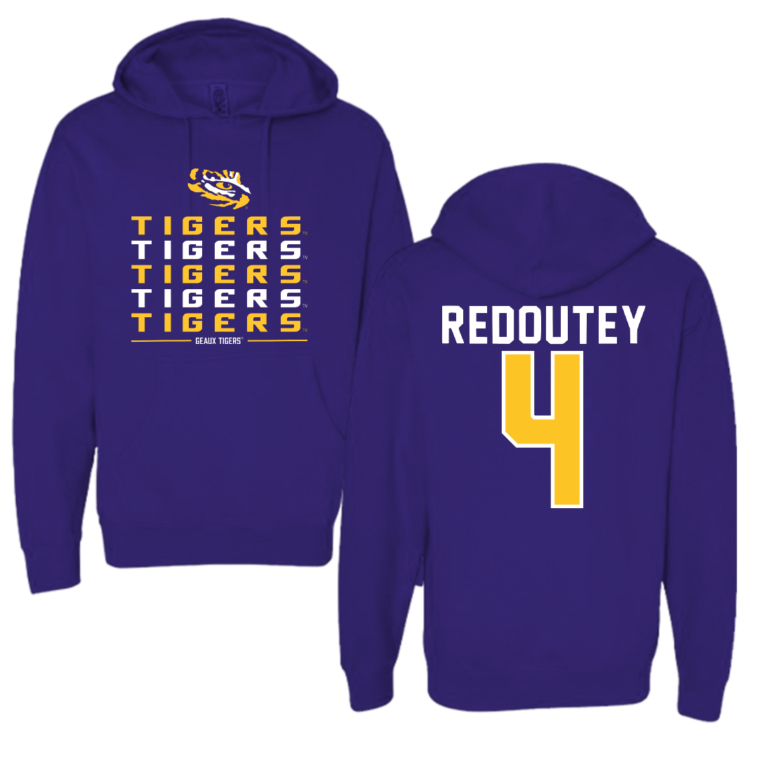 Louisiana State University Softball Purple General Hoodie - #4 McKenzie Redoutey