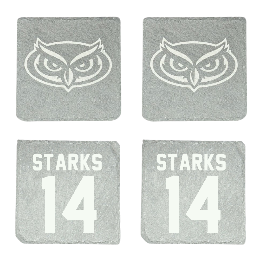 Florida Atlantic University Football Stone Coaster (4 Pack)  - #14 Tyriq Starks