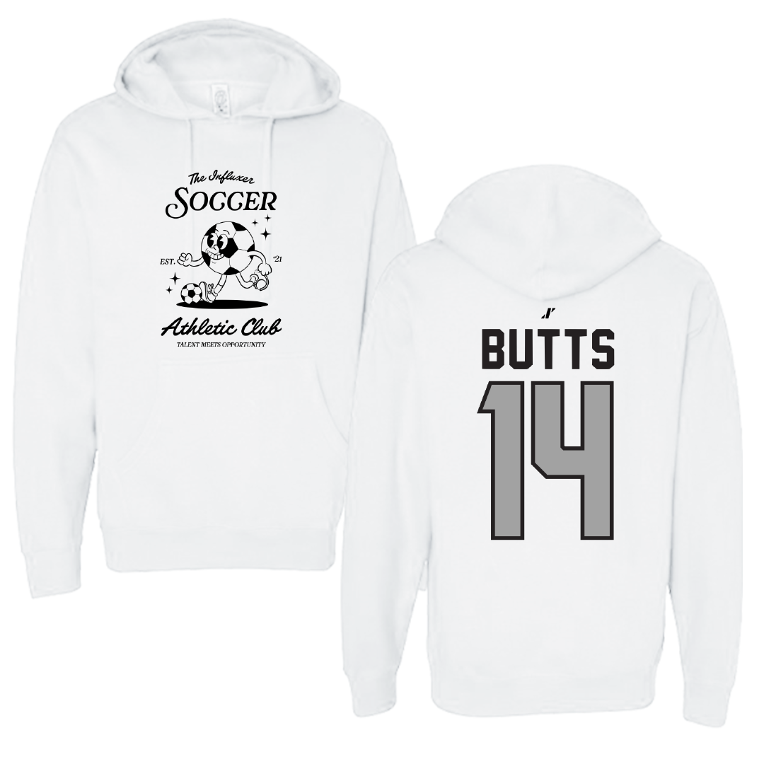 Soccer White Influxer Athletic Club Hoodie - #14 Njeri Butts