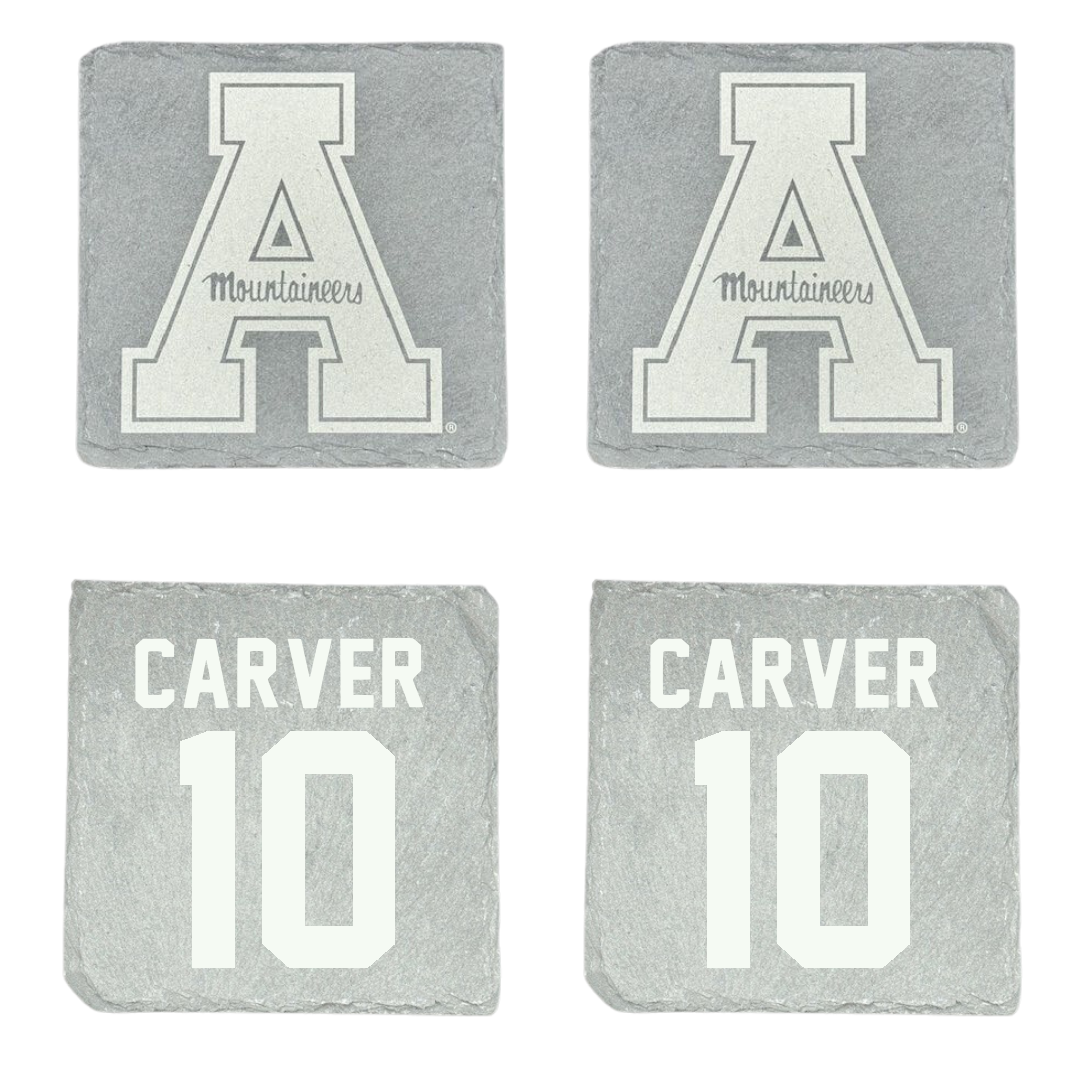 Appalachian State University Basketball Stone Coaster (4 Pack)  - #10 Emily Carver