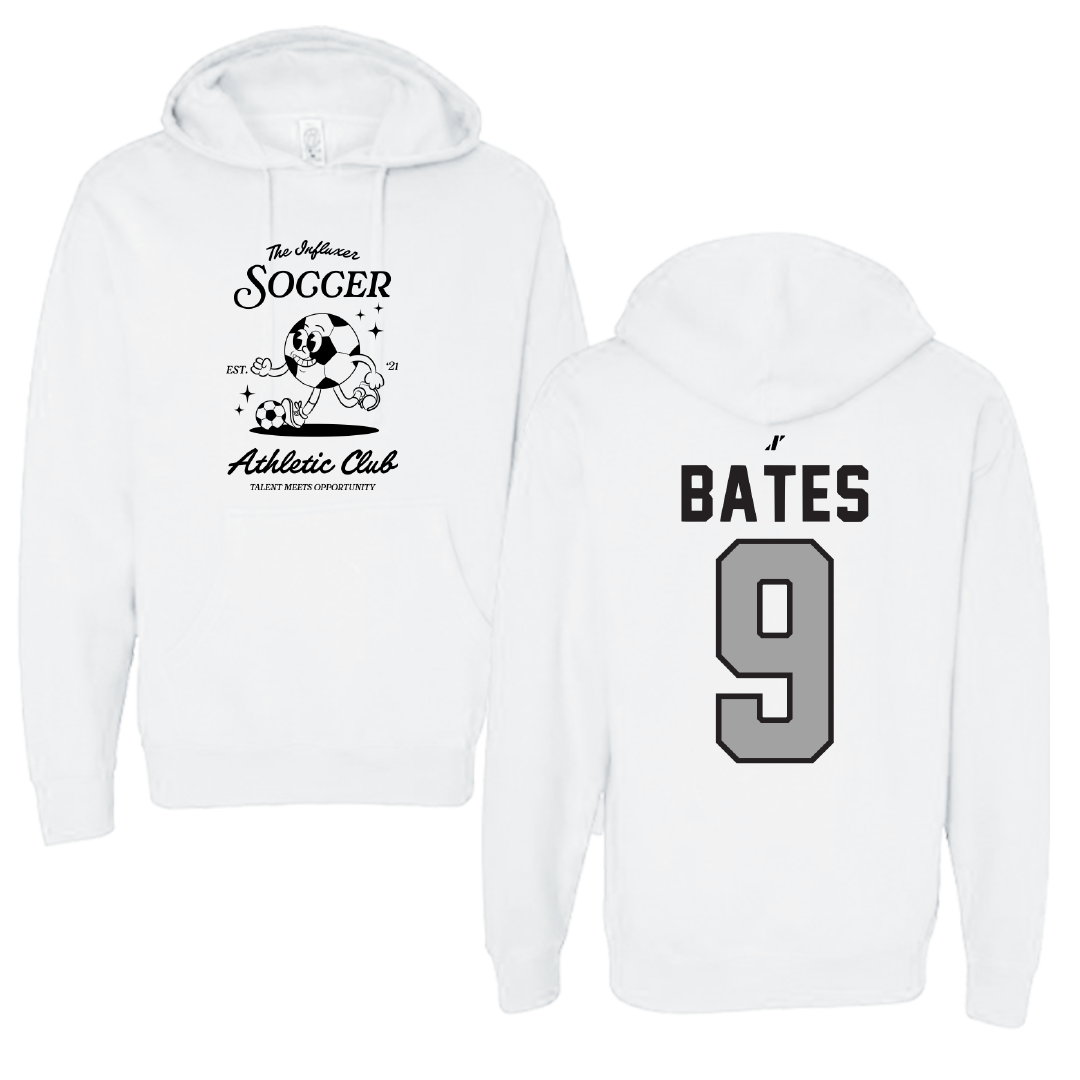 Soccer White Influxer Athletic Club Hoodie - #9 Emily Bates