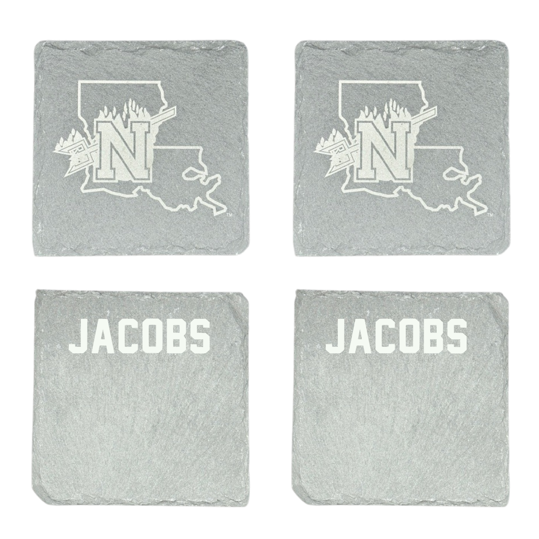 Northwestern State University TF and XC Stone Coaster (4 Pack)  - Cyrus Jacobs