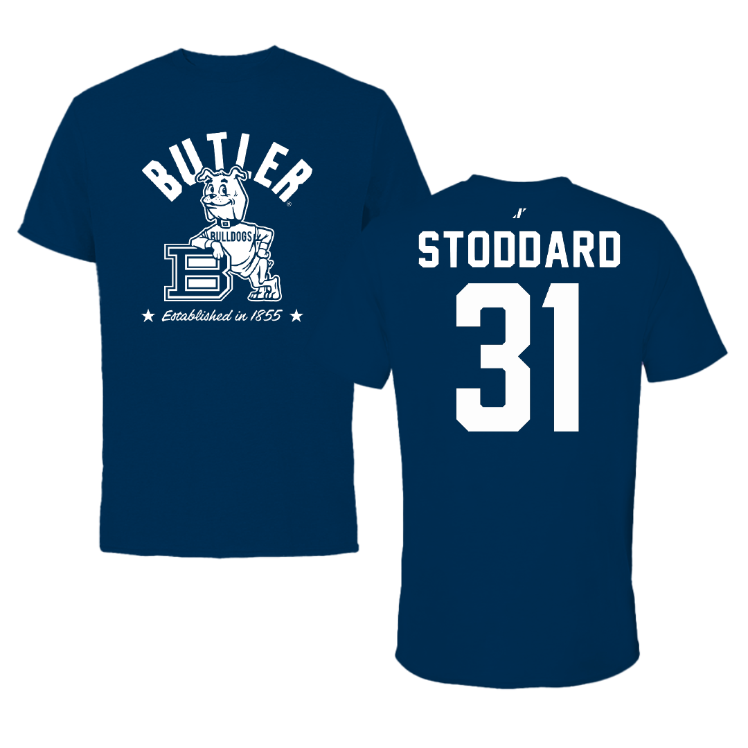 Butler University Basketball Navy General Tee - #31 Lillian Stoddard