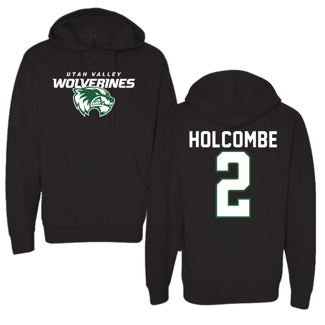 Utah Valley University Basketball Black Hoodie - #2 Jackson Holcombe