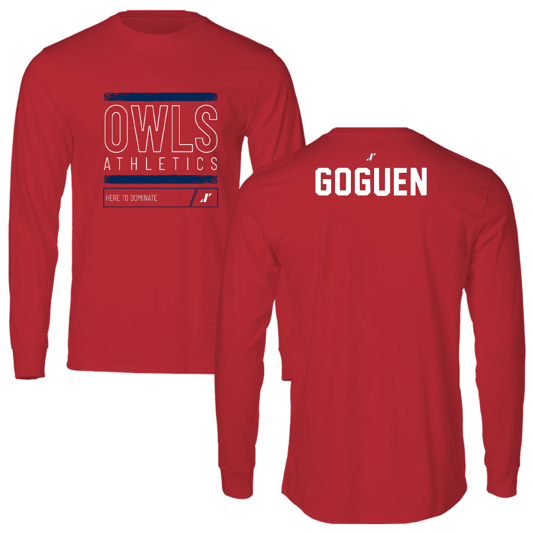 Florida Atlantic University Dance Red Dominate Long Sleeve - Addy Goguen