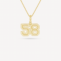 Gold Presidents Pendant and Chain - #58 Brandon Johnson
