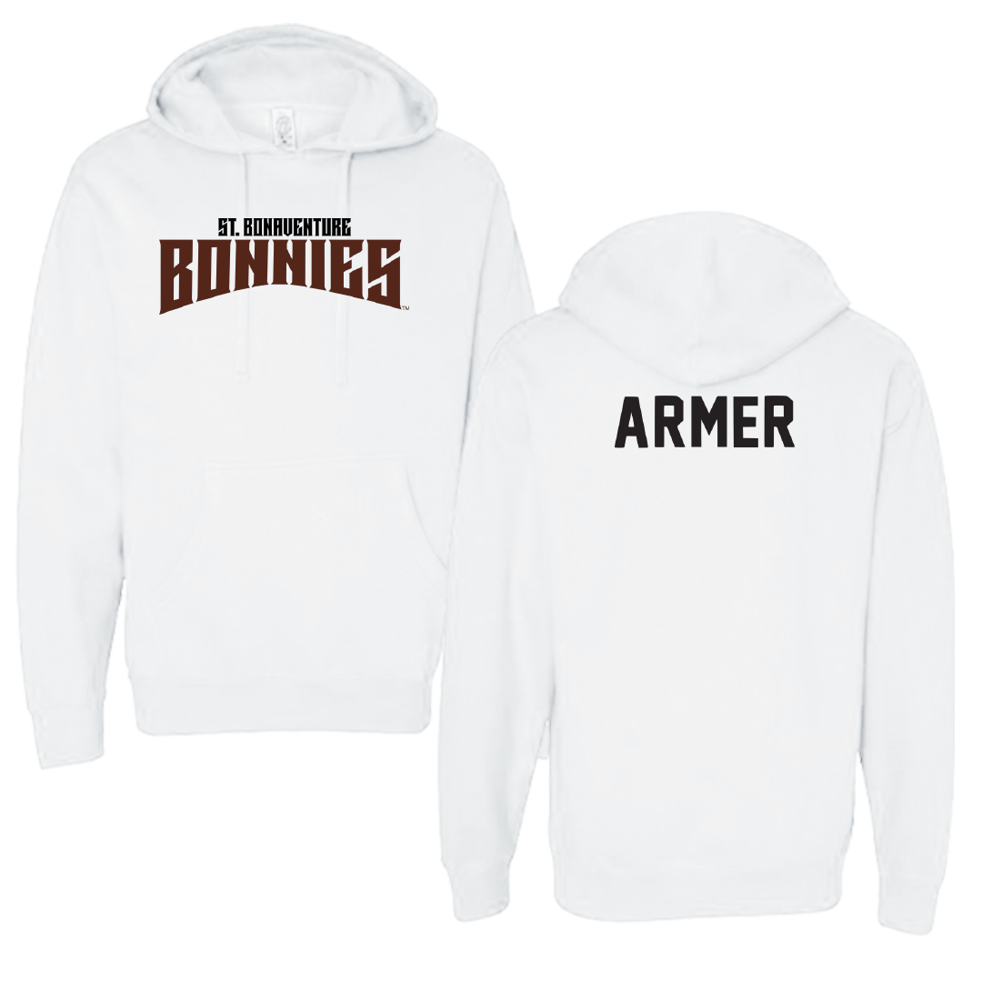 St. Bonaventure University TF and XC White Classic Hoodie - Jake Armer