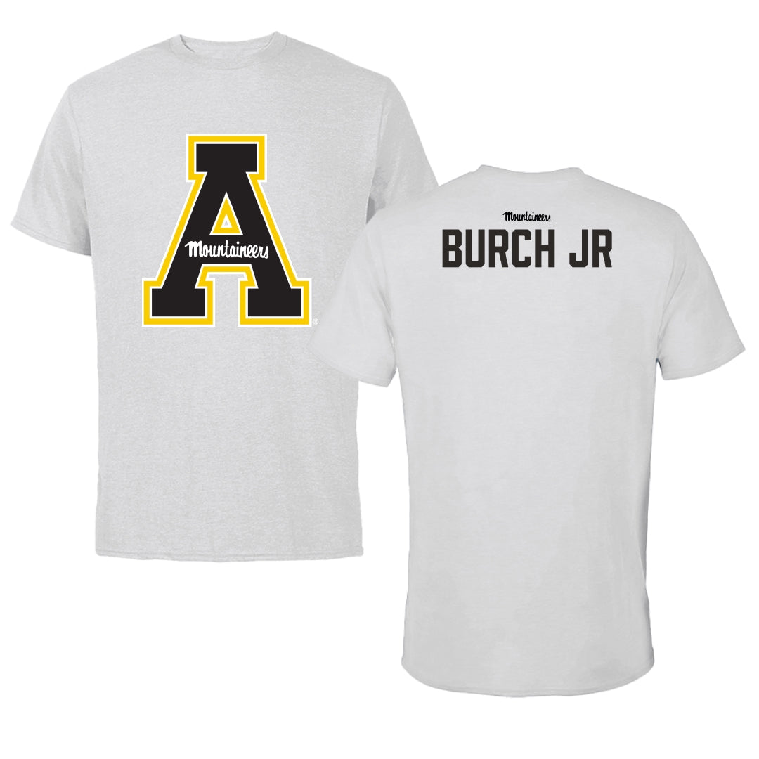 Appalachian State University TF and XC Light Gray Performance Tee - Jeremiah Burch Jr