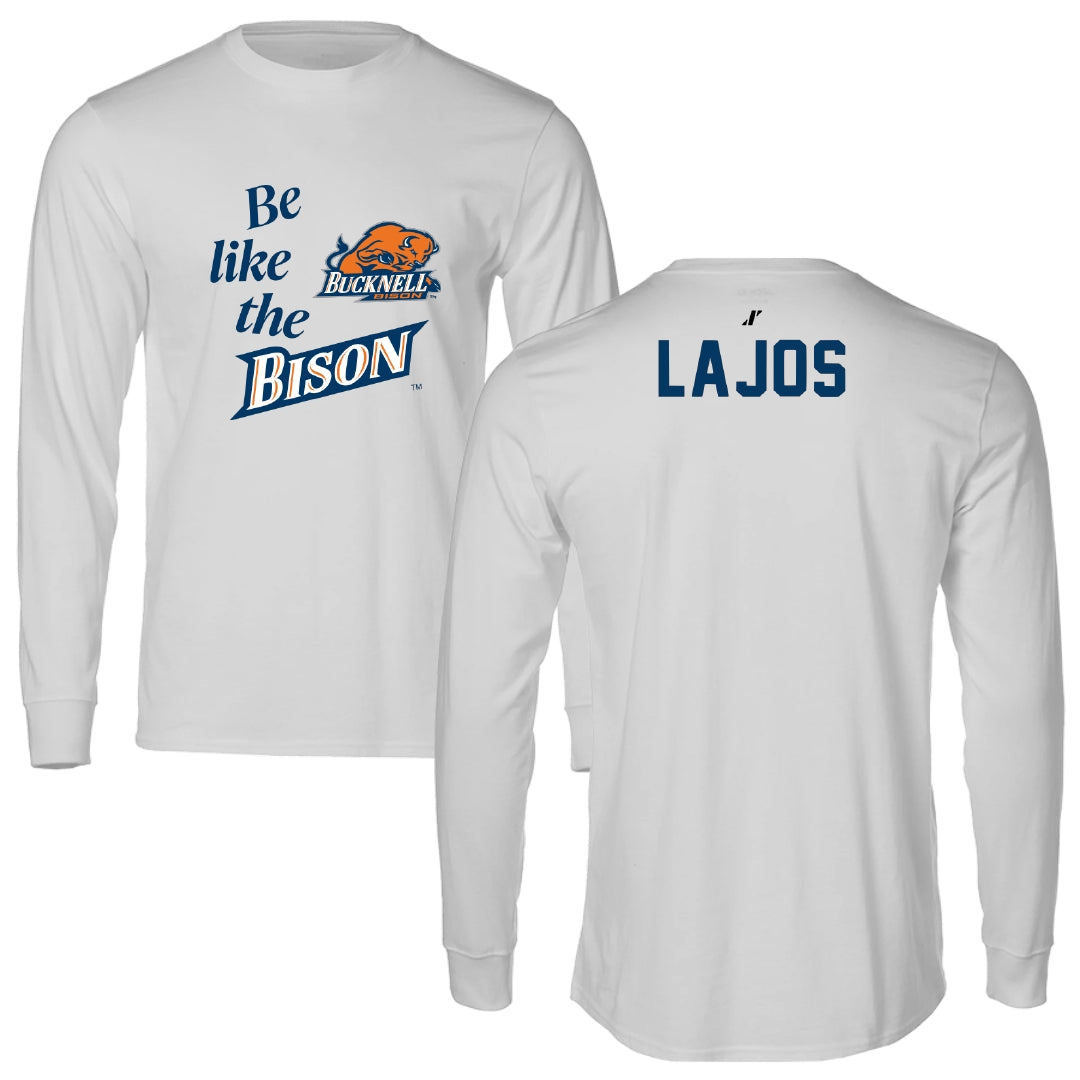Bucknell University Tennis Light Gray Be Like Us Long Sleeve - Anna Lajos