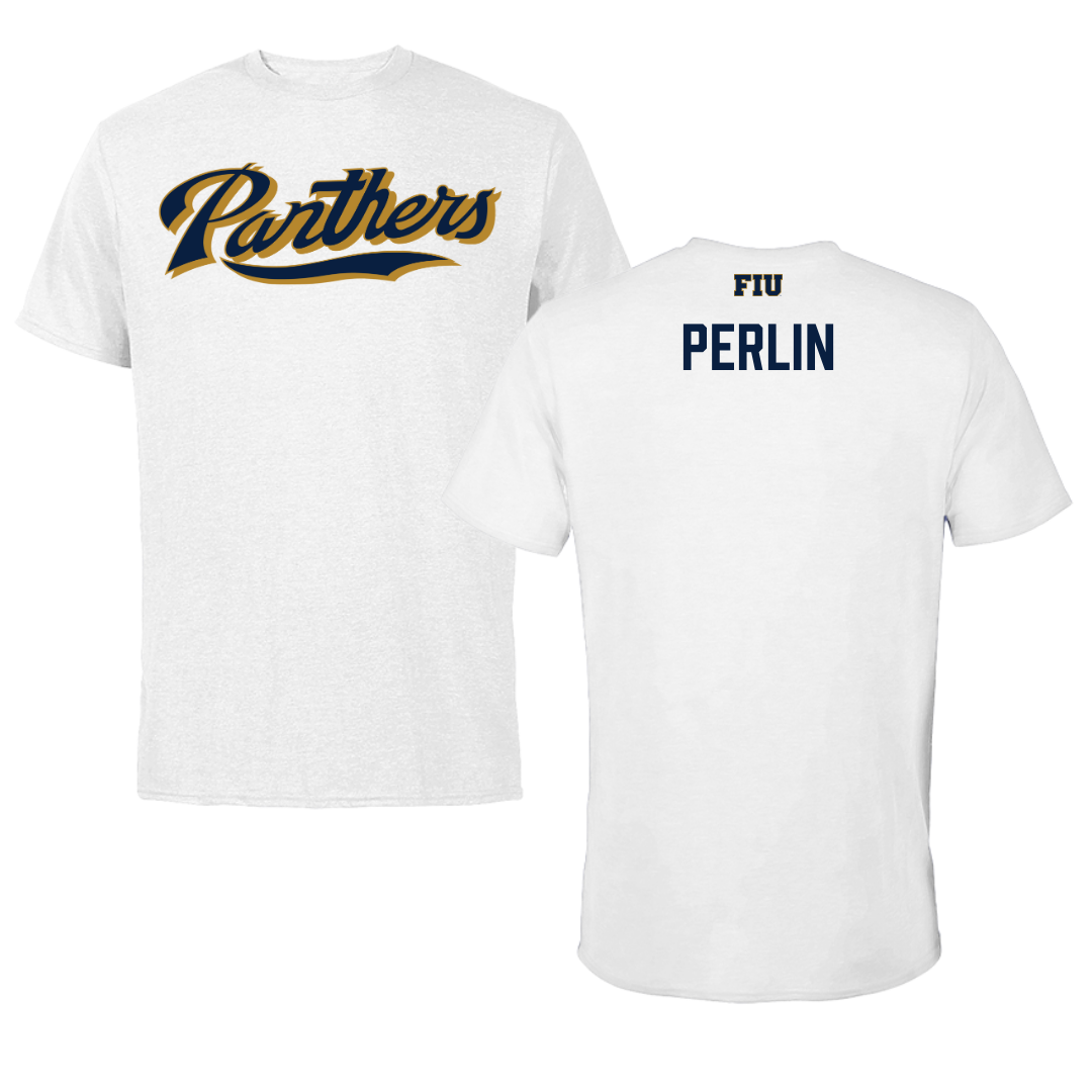 Florida International University TF and XC White Performance Tee - Jeremy Perlin