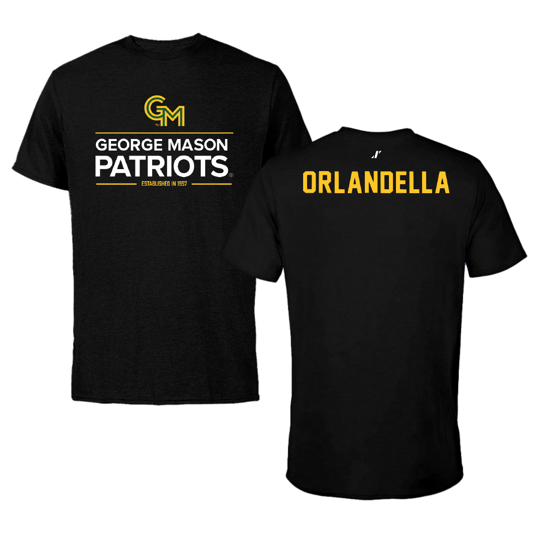 George Mason University Rowing Black General Tee - Cecilia Orlandella