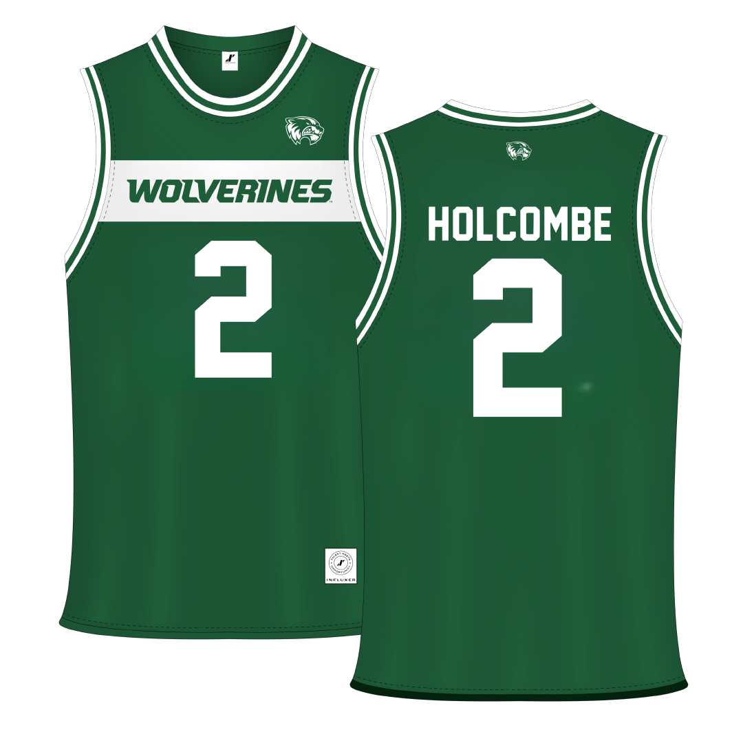 Utah Valley University Green Basketball Jersey - #2 Jackson Holcombe