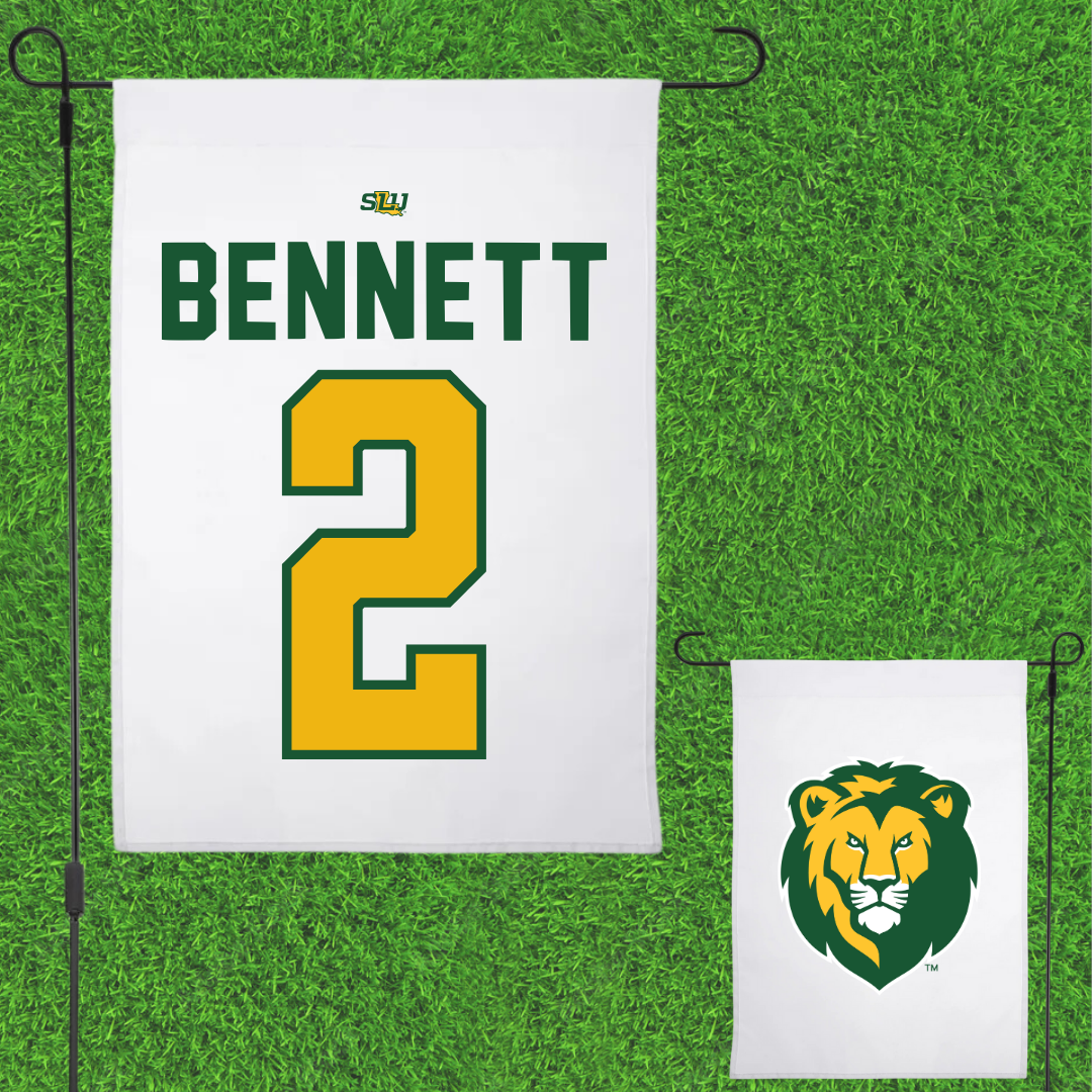 Southeastern Louisiana University Softball White Garden Flag - #2 Chloe Bennett