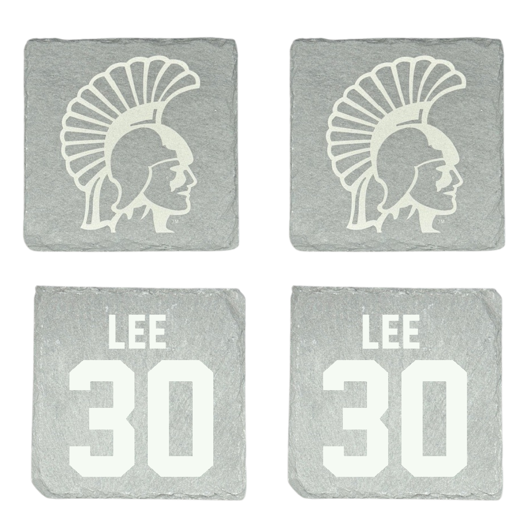 Winona State University Baseball Stone Coaster (4 Pack)  - #30 Peyton Lee