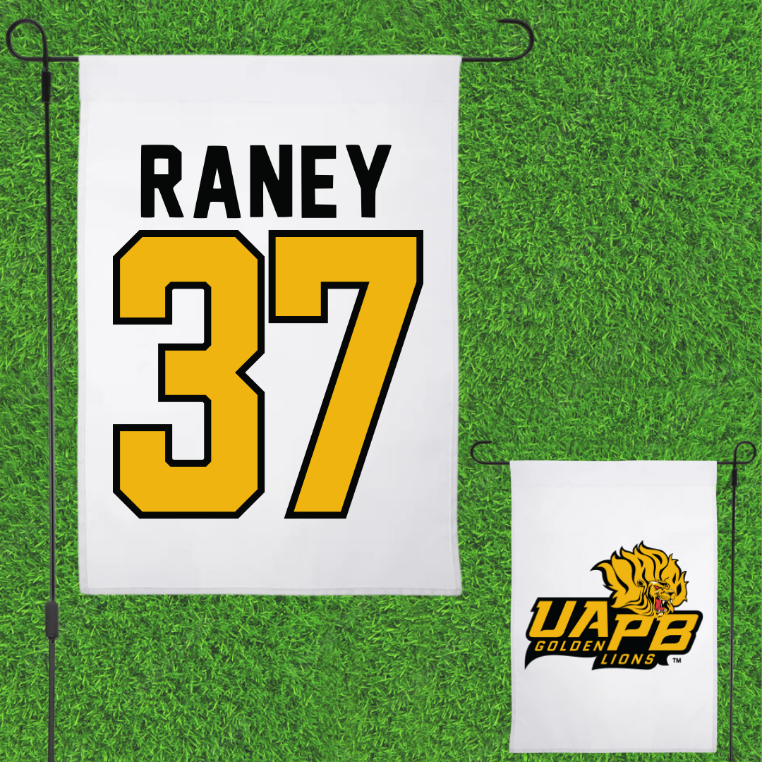 University of Arkansas-Pine Bluff Softball White Garden Flag - #37 LeeAnn Raney
