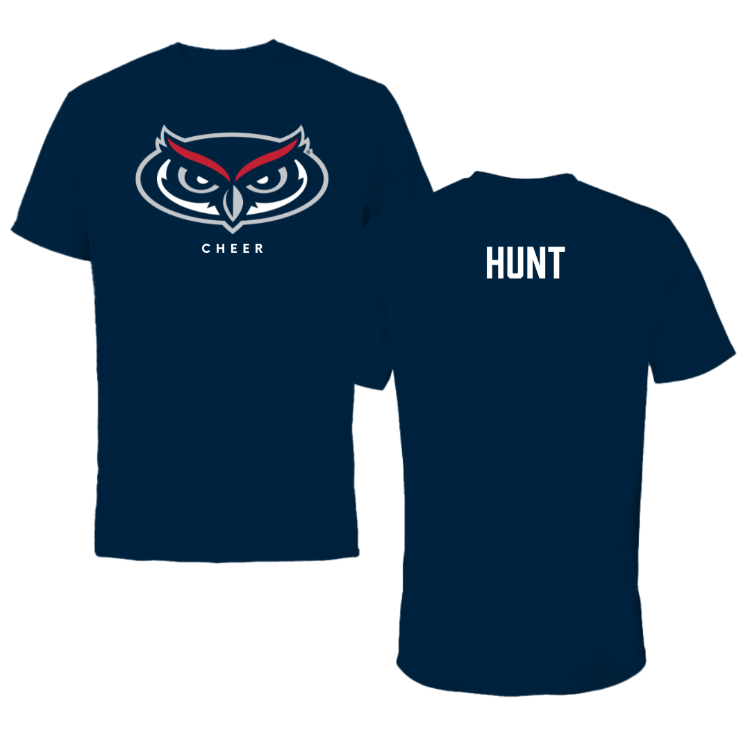 Florida Atlantic University Cheer Navy Mascot Tee - Lola Hunt