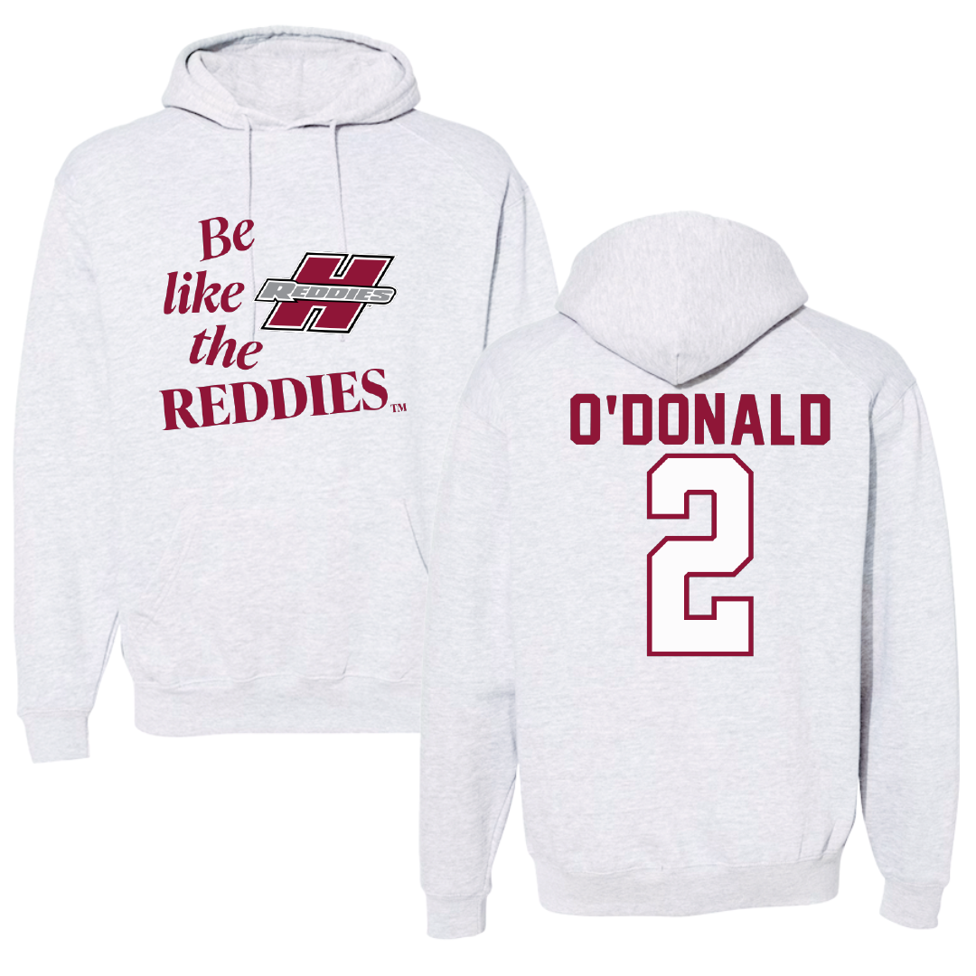 Henderson State University Football Light Gray Be Like Us Hoodie - #2 Fredrick O'Donald