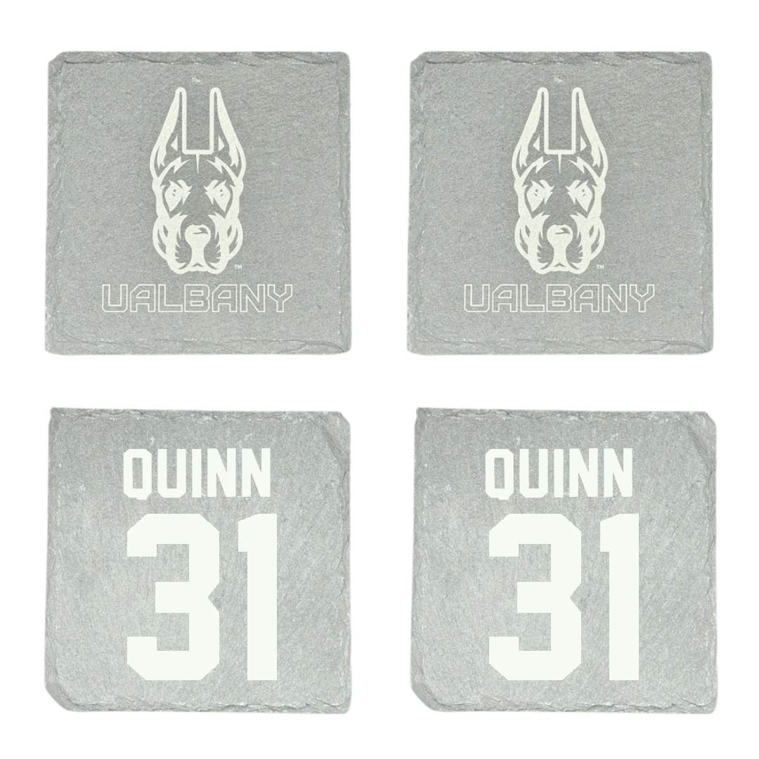 University at Albany Baseball Stone Coaster (4 Pack)  - #31 Thomas Quinn