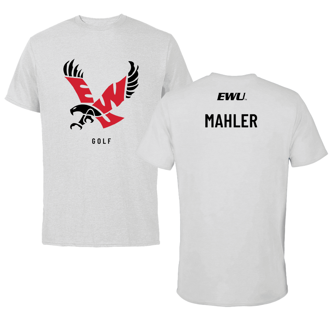 Eastern Washington University Golf Light Gray Performance Tee - Brooke Mahler