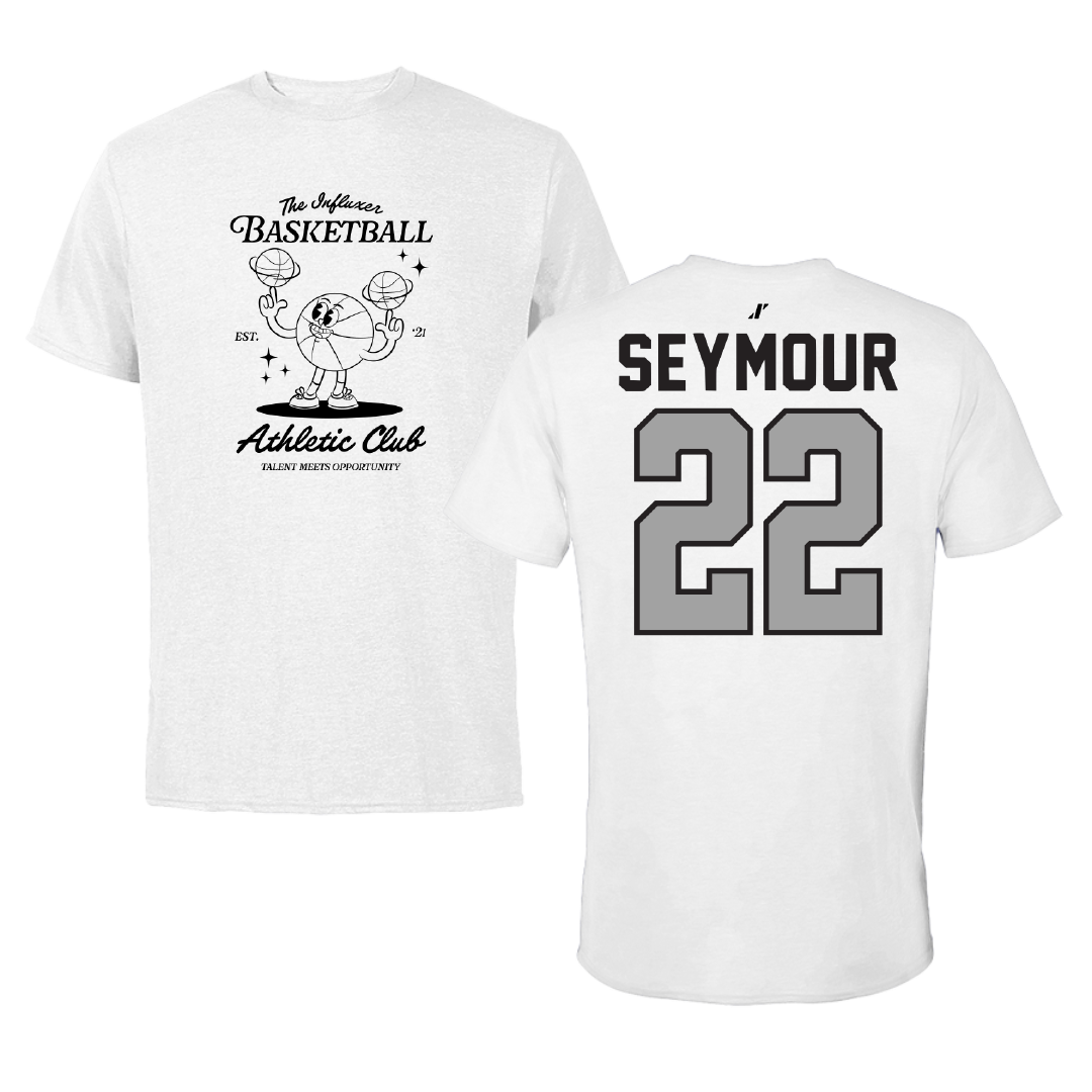 Basketball White Influxer Athletic Club Tee - #22 Jaden Seymour