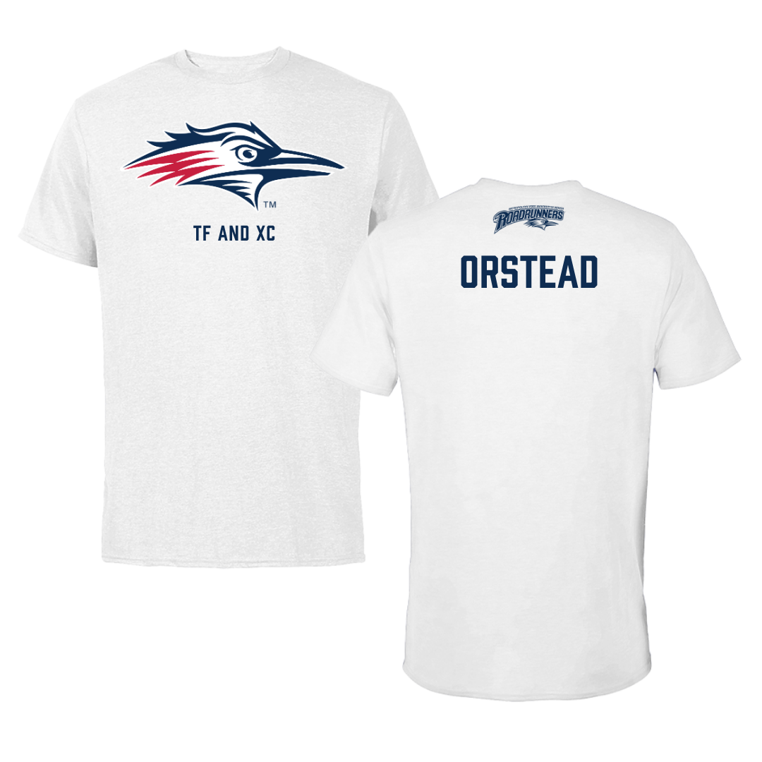 Metropolitan State University of Denver TF and XC White Performance Tee - Audrey Orstead