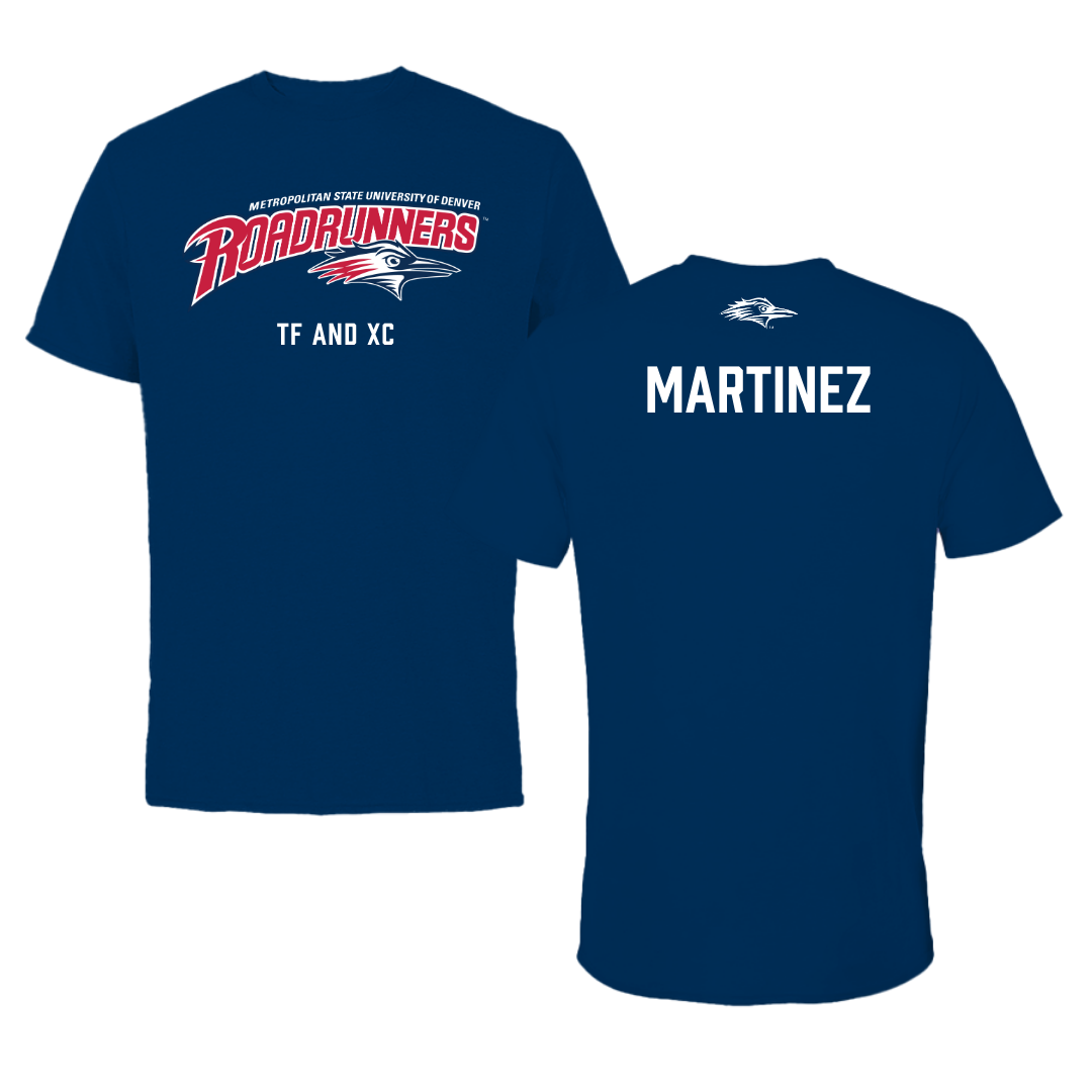 Metropolitan State University of Denver TF and XC Navy Tee - Anthony Martinez