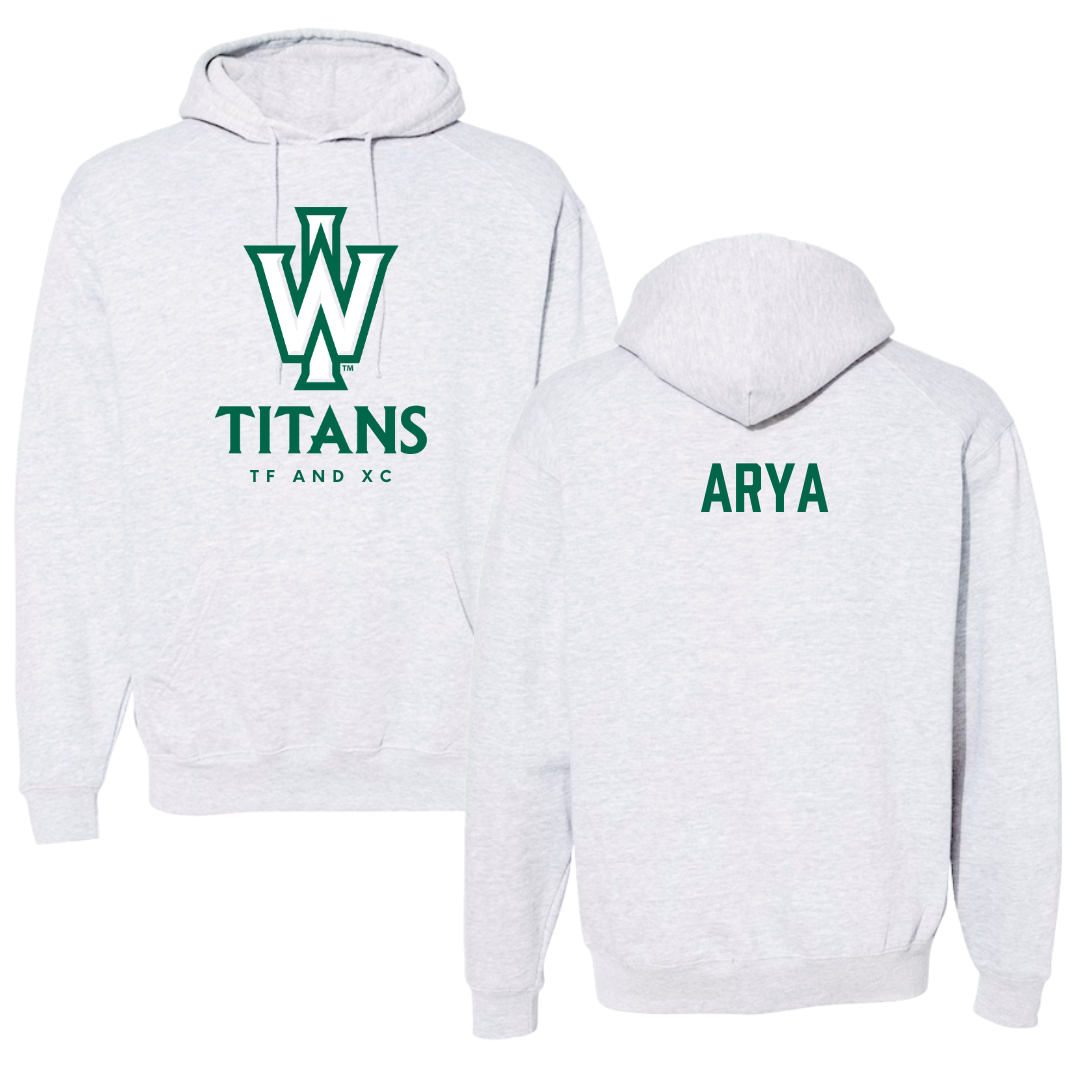 Illinois Wesleyan University TF and XC Gray Hoodie - Justin Arya