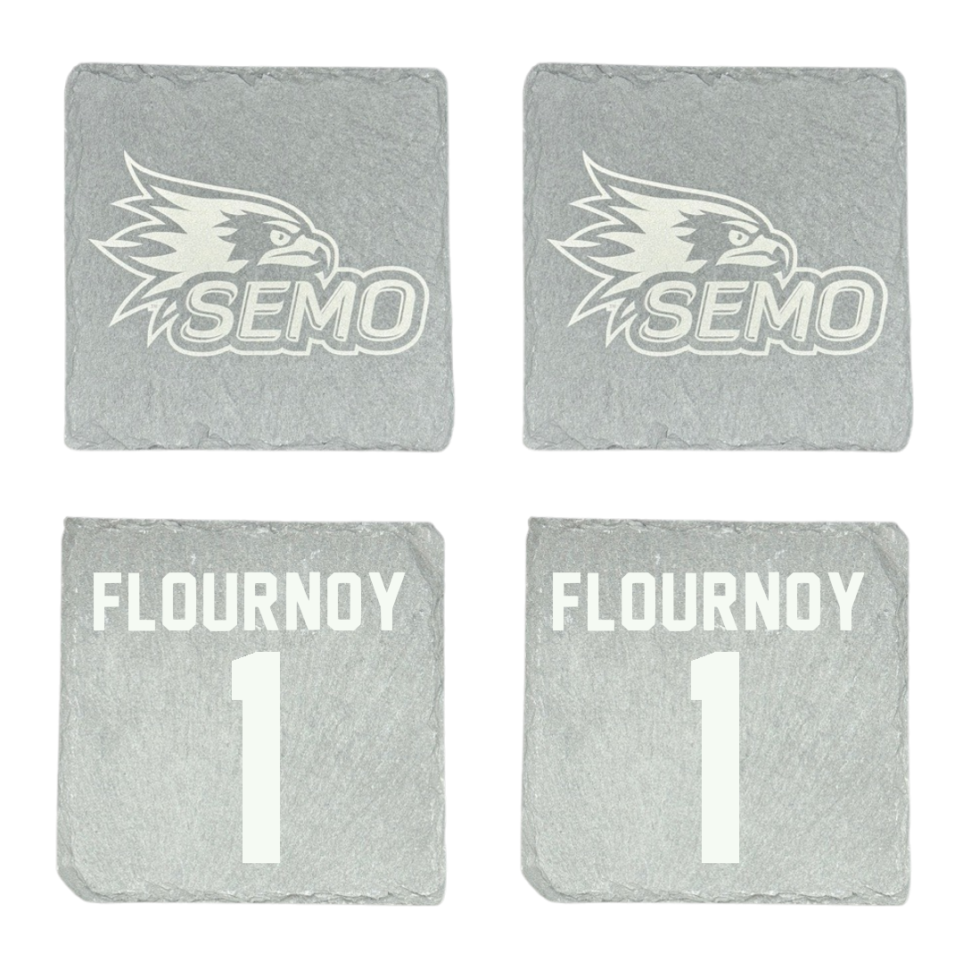 Southeast Missouri State University Football Stone Coaster (4 Pack)  - #1 Ryan Flournoy