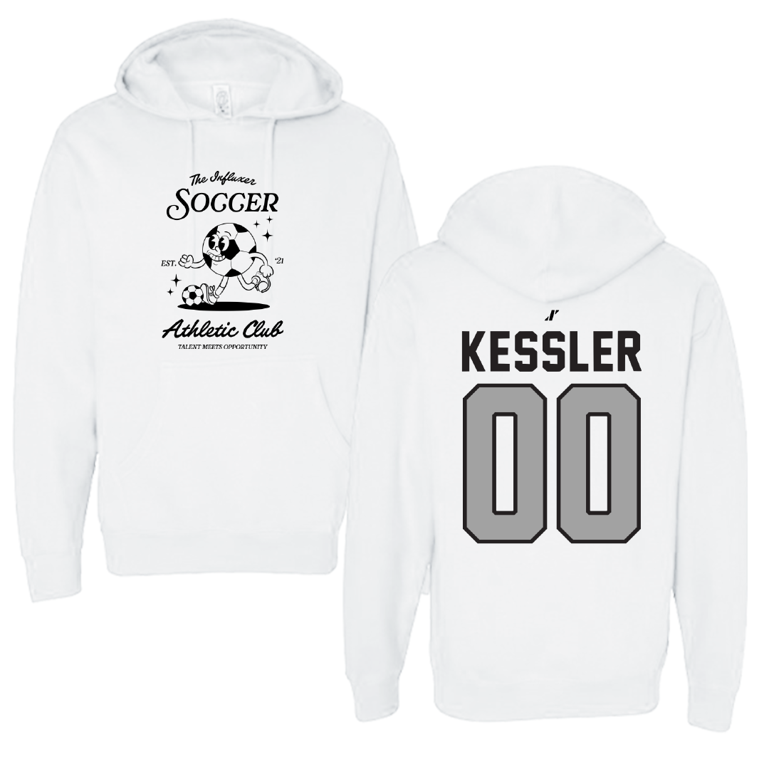 Soccer White Influxer Athletic Club Hoodie - #00 Jasmine Kessler