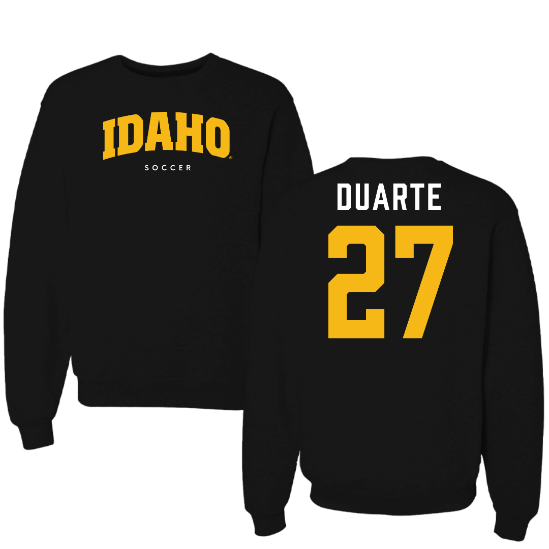 University of Idaho Soccer Black Idaho Crewneck - #27 Leslie Duarte