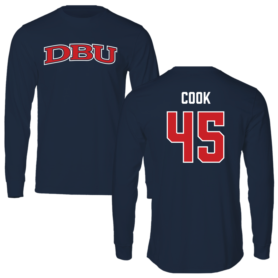 Dallas Baptist University STUNT Navy DBU Long Sleeve - #45 Janae Cook