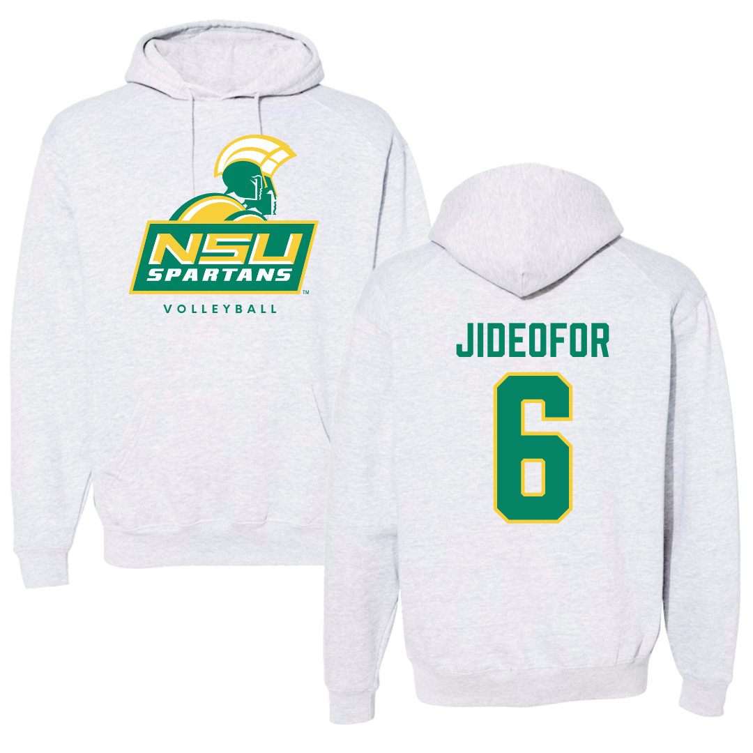 Norfolk State University Volleyball Gray Hoodie - #6 Adlene Jideofor