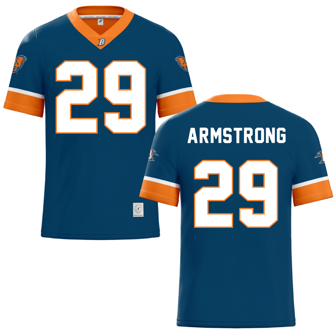 Bucknell University Blue Lacrosse Jersey - #29 Thomas Armstrong