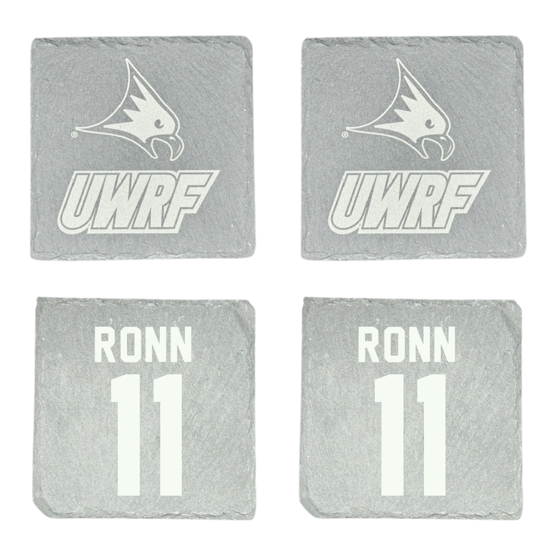 University of Wisconsin-River Falls Ice Hockey Stone Coaster (4 Pack)  - #11 Kaitlyn Ronn