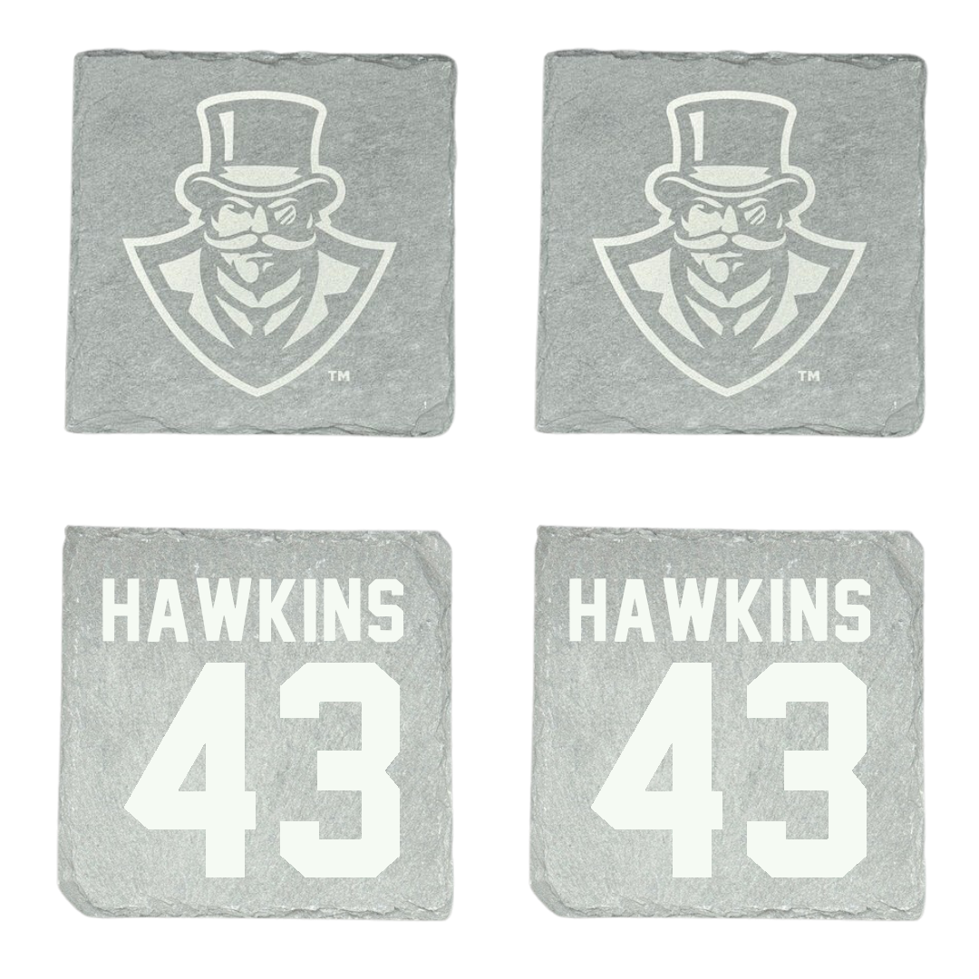 Austin Peay State University Football Stone Coaster (4 Pack)  - #43 Garrett Hawkins