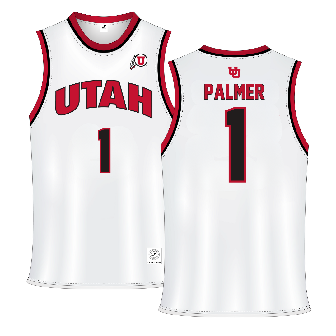 University of Utah White Basketball Jersey - #1 Isabel Palmer