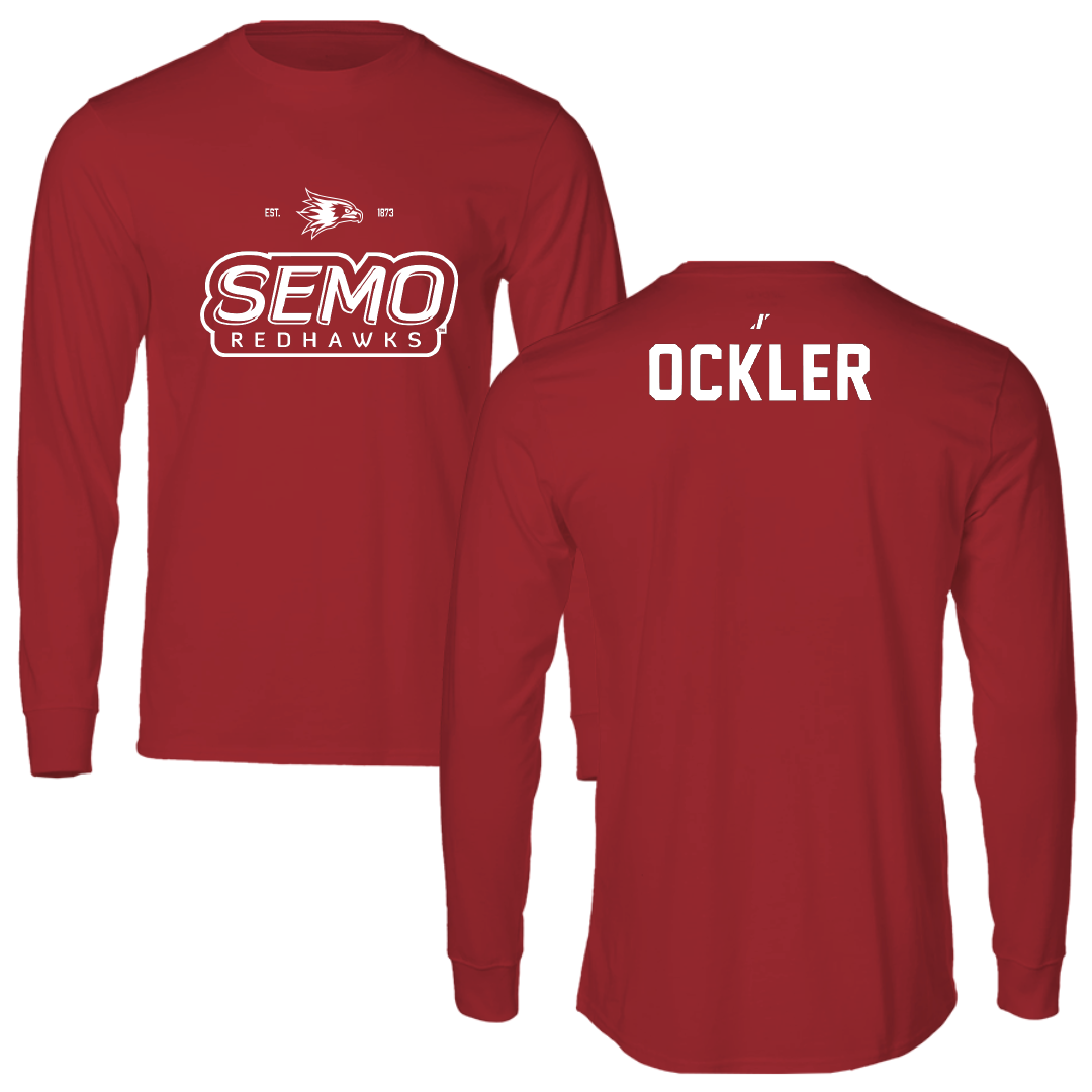 Southeast Missouri State University Gymnastics Canvas Red General Long Sleeve - Lindsay Ockler