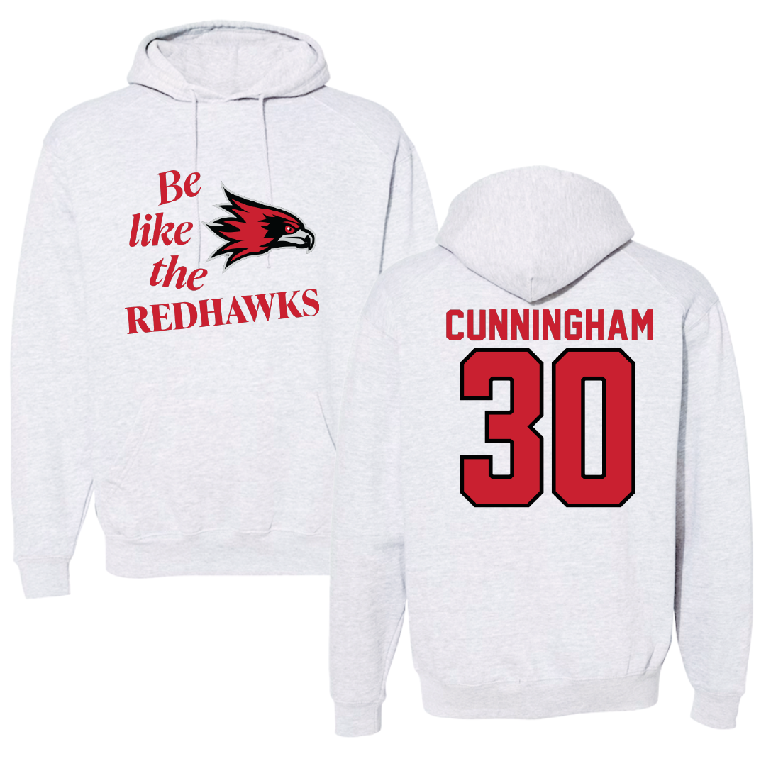 Southeast Missouri State University Football Light Gray Be Like Us Hoodie - #30 Judd Cunningham