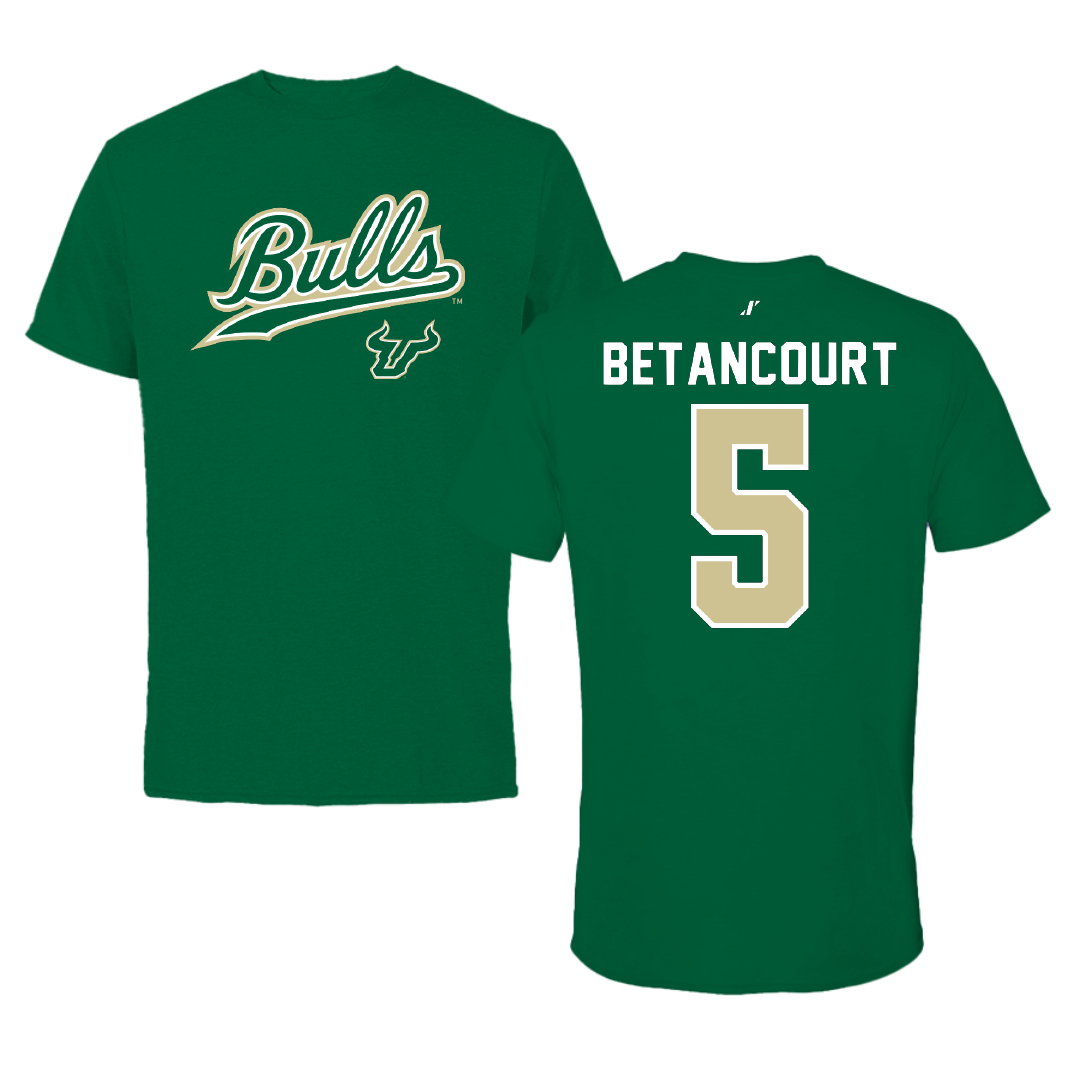 University of South Florida Baseball Green General Performance Tee - #5 Rafael Betancourt