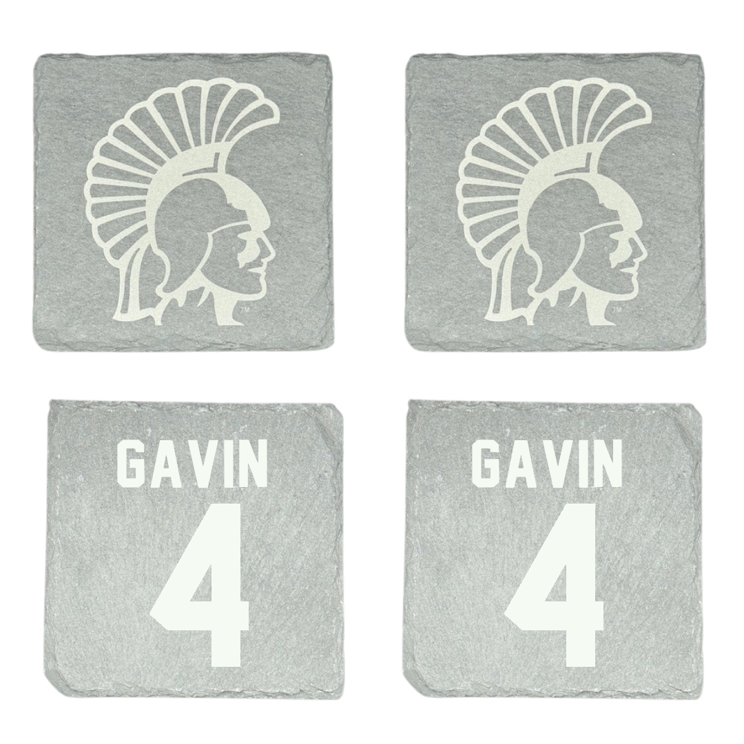 Winona State University Football Stone Coaster (4 Pack)  - #4 Ty Gavin
