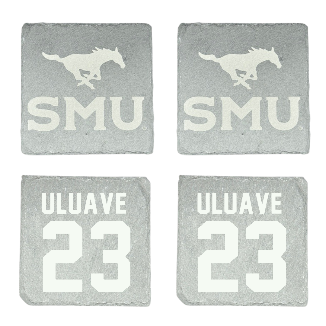 Southern Methodist University Volleyball Stone Coaster (4 Pack)  - #23 Sina Uluave