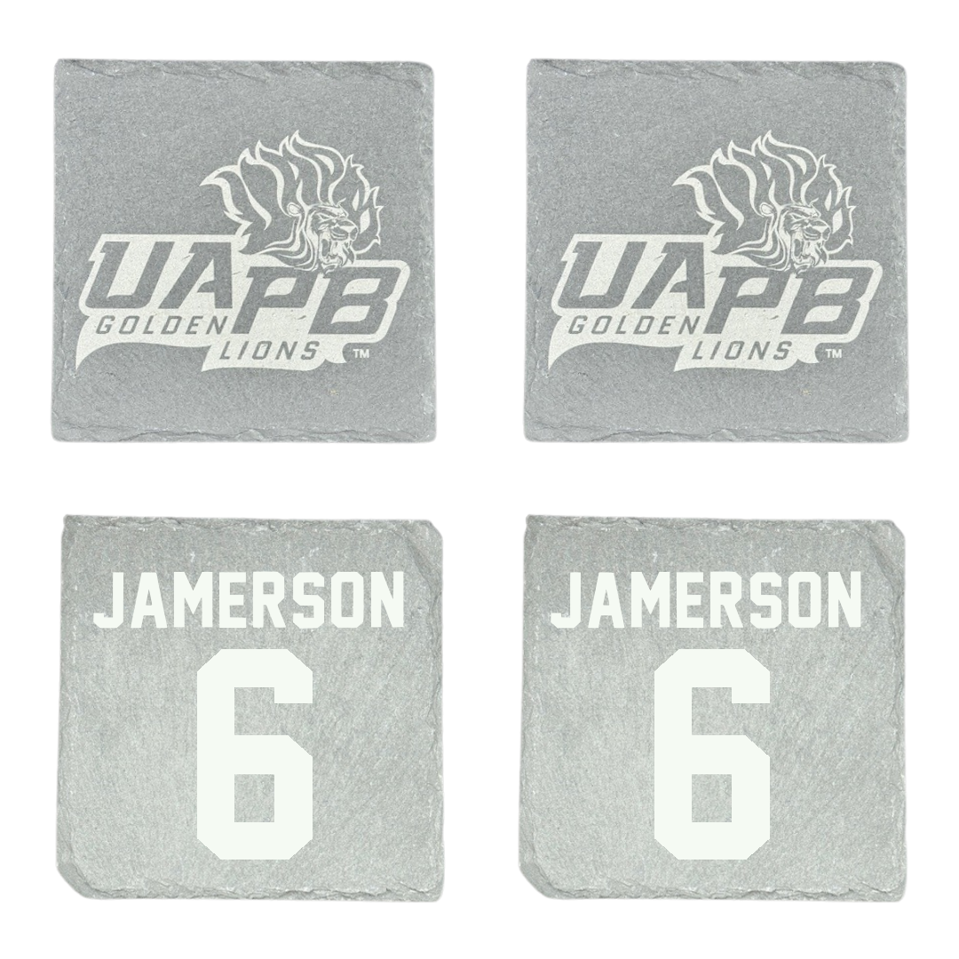 University of Arkansas-Pine Bluff Football Stone Coaster (4 Pack)  - #6 Michael Jamerson