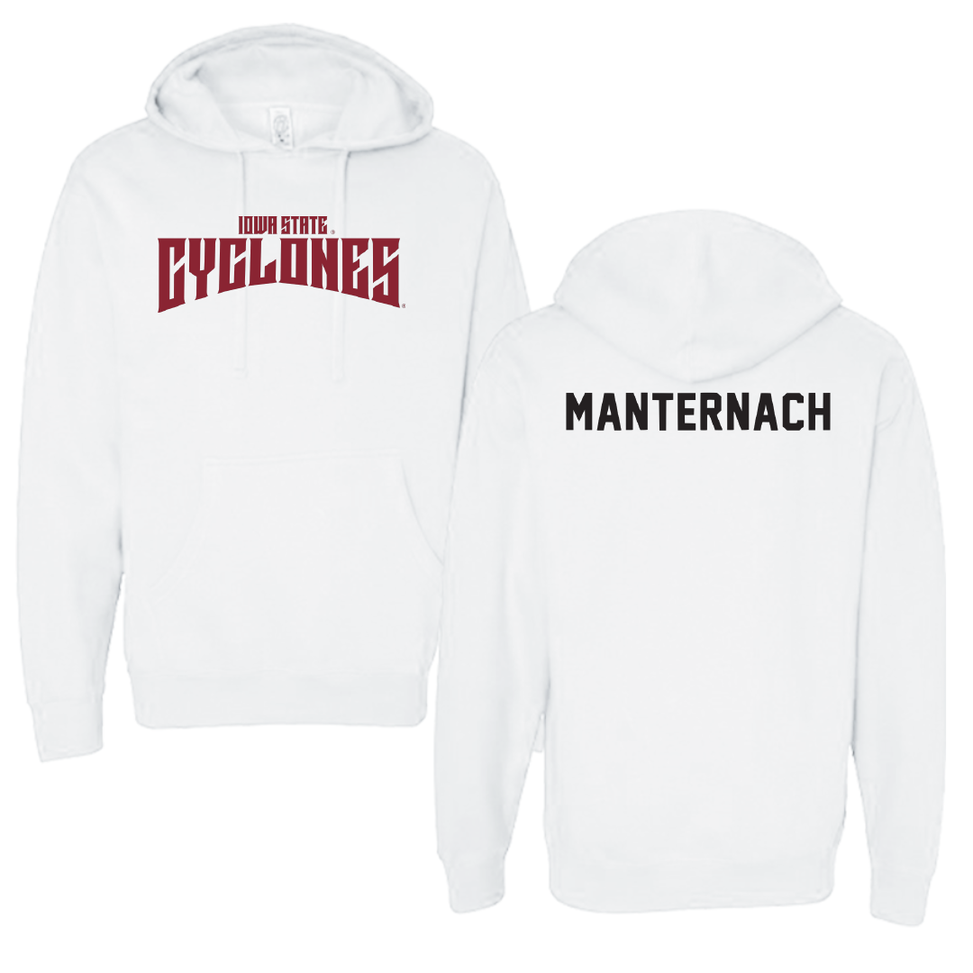 Iowa State University Gymnastics White Classic Hoodie - Madelyn Manternach
