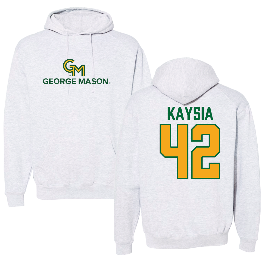 George Mason University Basketball Gray Hoodie - #42 Nalani Kaysia